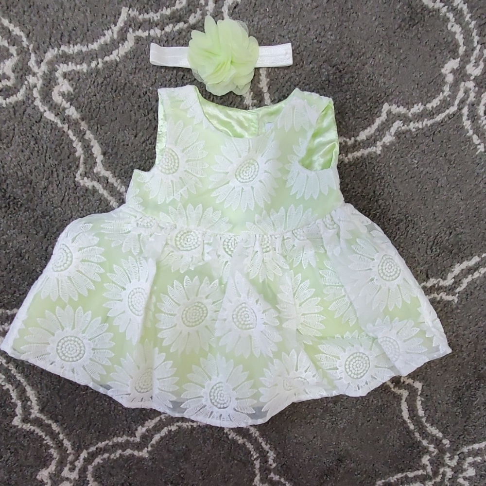 Easter Ruffled Dress 9 Months